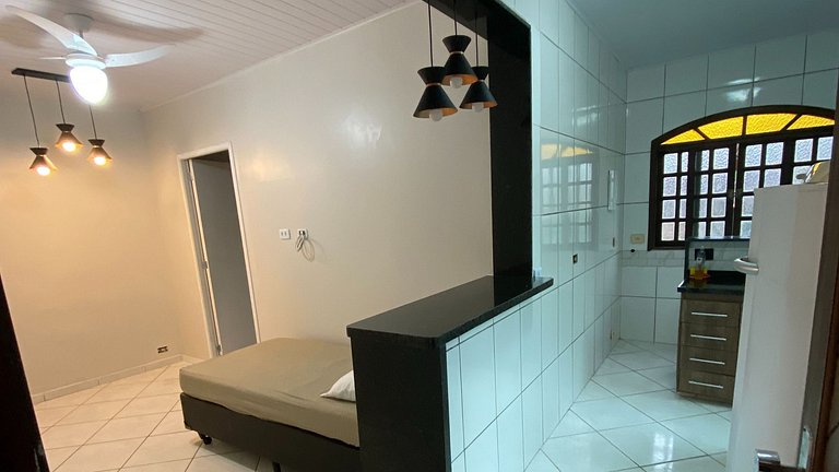 Apartamento Três Ambientes - Quarto, Sala e Cozinha