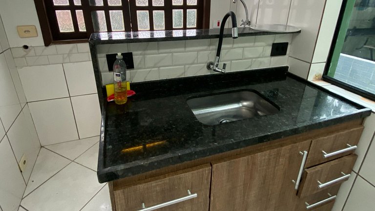 Apartamento Três Ambientes - Quarto, Sala e Cozinha